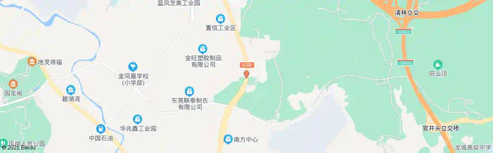 东莞金凤凰路口_公交站地图_东莞公交_妙搜公交查询2025