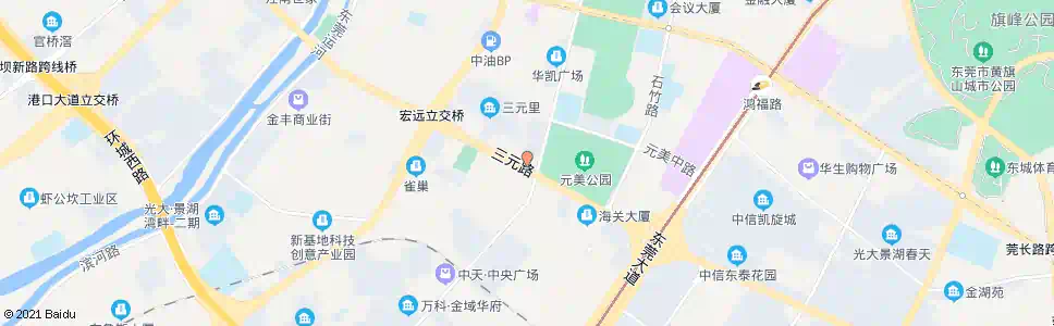 东莞中心人才市场_公交站地图_东莞公交_妙搜公交查询2025