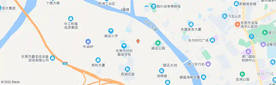 东莞威远邮电所_公交站地图_东莞公交_妙搜公交查询2025
