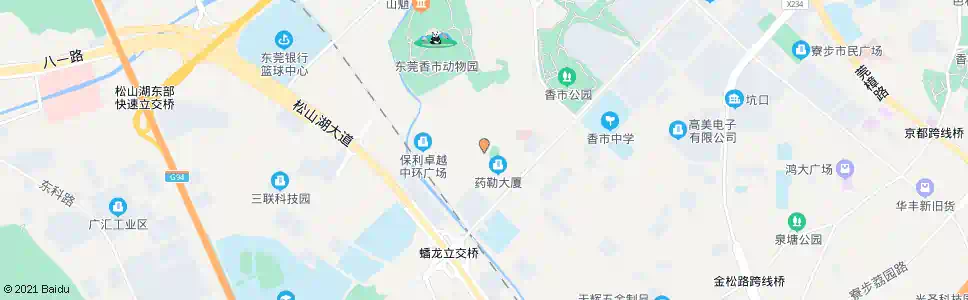 东莞药勒村_公交站地图_东莞公交_妙搜公交查询2025