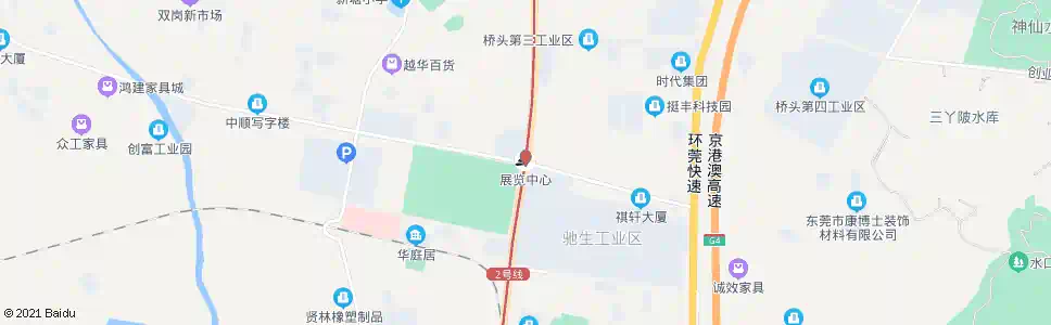 东莞会展中心_公交站地图_东莞公交_妙搜公交查询2025