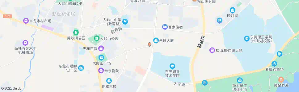 东莞石大路广发路口_公交站地图_东莞公交_妙搜公交查询2025