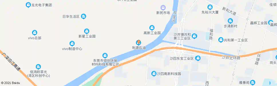 东莞利源石油_公交站地图_东莞公交_妙搜公交查询2025