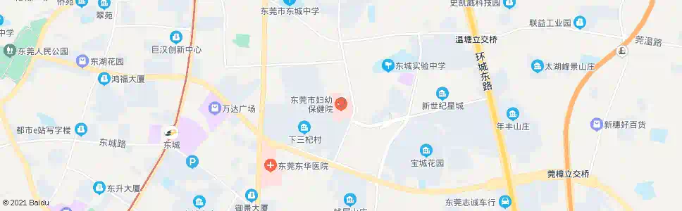 东莞妇幼保健院_公交站地图_东莞公交_妙搜公交查询2025