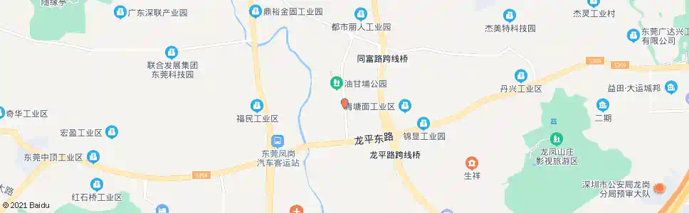 东莞油甘埔村委_公交站地图_东莞公交_妙搜公交查询2025
