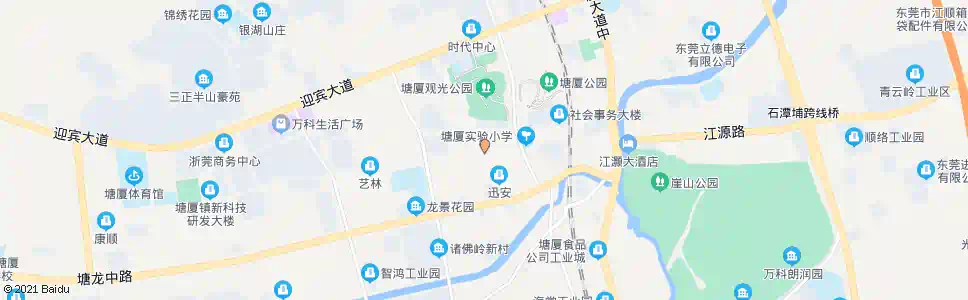 东莞168工业区_公交站地图_东莞公交_妙搜公交查询2025