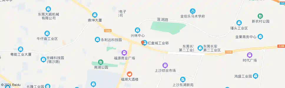 东莞大生工业城_公交站地图_东莞公交_妙搜公交查询2025