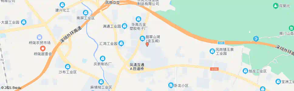 东莞翡翠山湖_公交站地图_东莞公交_妙搜公交查询2025