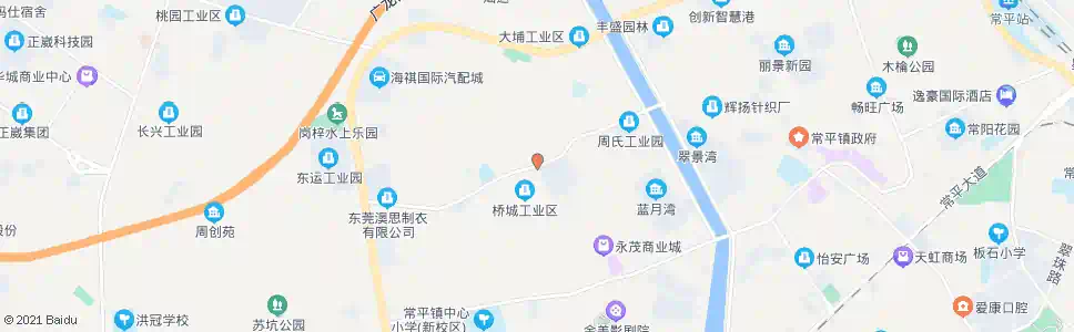 东莞桥梓公园_公交站地图_东莞公交_妙搜公交查询2025