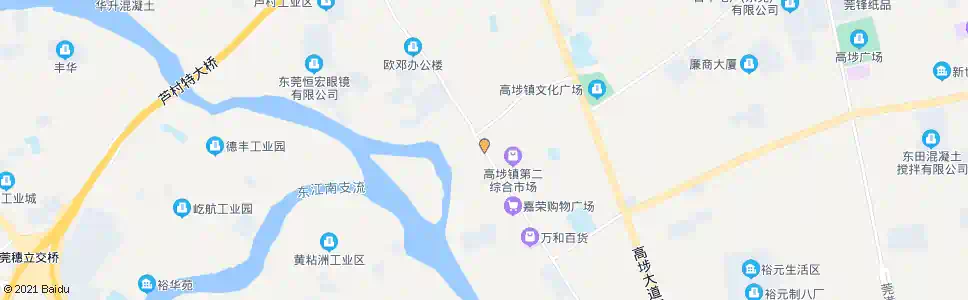 东莞高埗邮政_公交站地图_东莞公交_妙搜公交查询2025