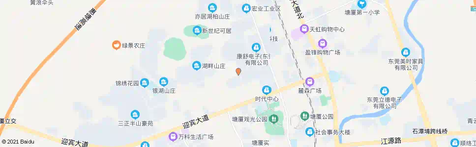 东莞塘坑派出所_公交站地图_东莞公交_妙搜公交查询2025