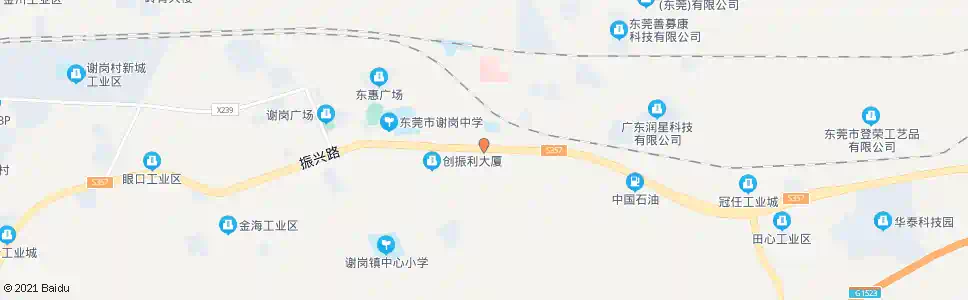 东莞谢山路口_公交站地图_东莞公交_妙搜公交查询2025