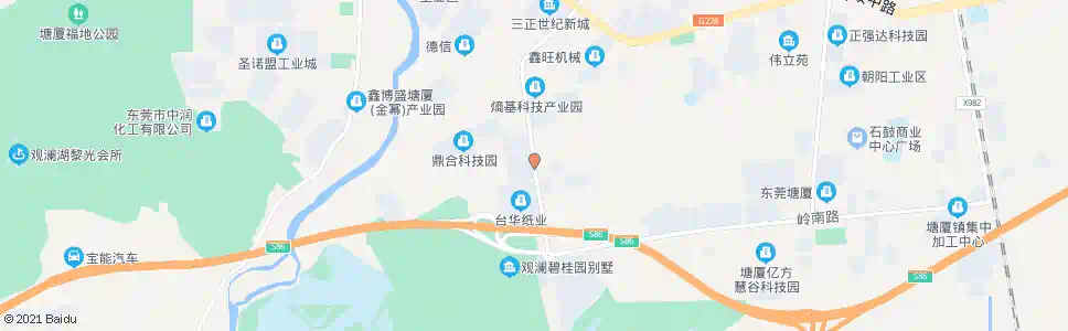 东莞亚弘电器厂_公交站地图_东莞公交_妙搜公交查询2025