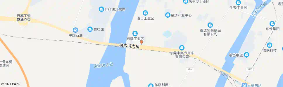 东莞锦涡工业区_公交站地图_东莞公交_妙搜公交查询2025