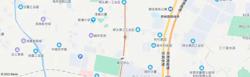 东莞新塘旧路口_公交站地图_东莞公交_妙搜公交查询2025