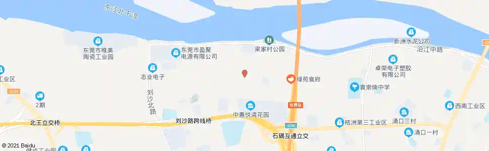 东莞松元市场_公交站地图_东莞公交_妙搜公交查询2025