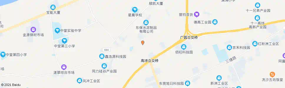 东莞保安围_公交站地图_东莞公交_妙搜公交查询2025