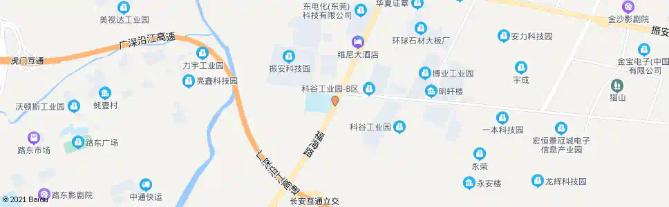 东莞福海学校东_公交站地图_东莞公交_妙搜公交查询2025
