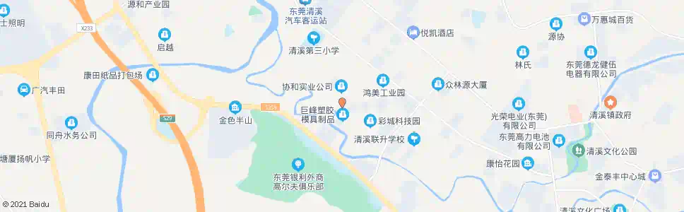 东莞百家村_公交站地图_东莞公交_妙搜公交查询2025
