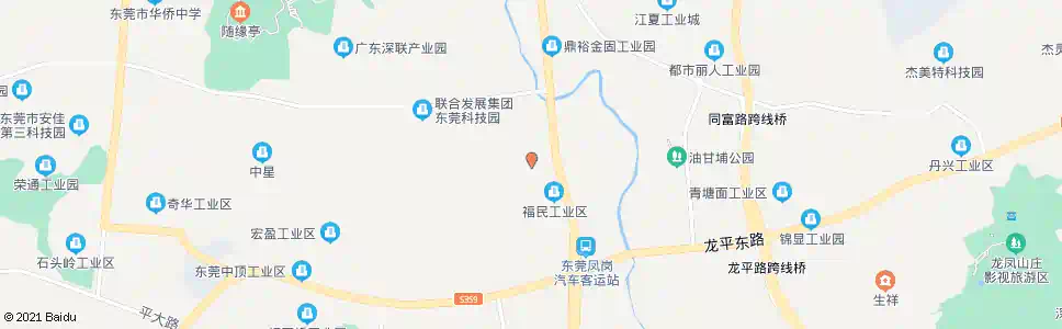 东莞水岸山城_公交站地图_东莞公交_妙搜公交查询2025