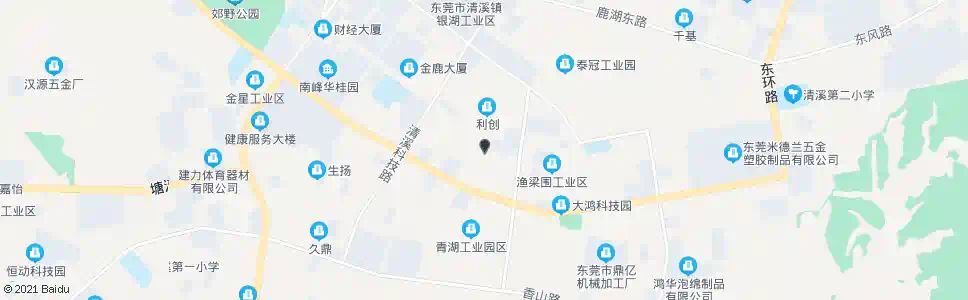 东莞星发路_公交站地图_东莞公交_妙搜公交查询2025