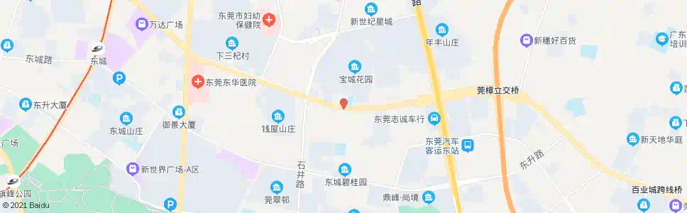 东莞宝城花园南_公交站地图_东莞公交_妙搜公交查询2025