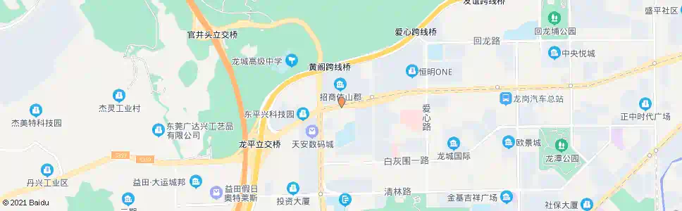 东莞招商依山郡_公交站地图_东莞公交_妙搜公交查询2025