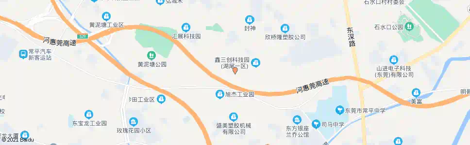 东莞湖尾村总站_公交站地图_东莞公交_妙搜公交查询2025