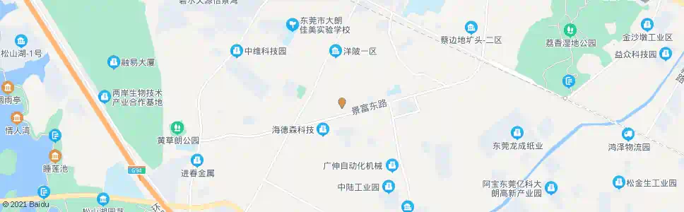 东莞景富西路_公交站地图_东莞公交_妙搜公交查询2025