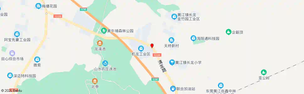 东莞长龙村路口_公交站地图_东莞公交_妙搜公交查询2025