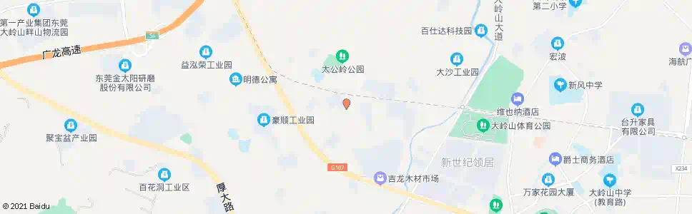 东莞渭东路口_公交站地图_东莞公交_妙搜公交查询2025
