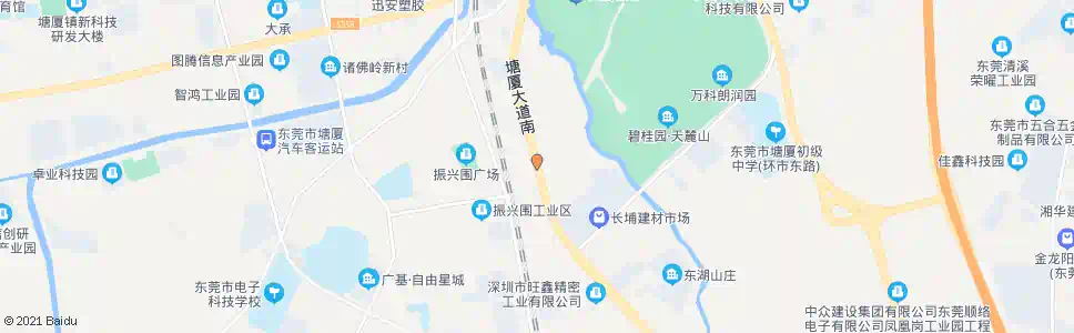 东莞华堂市场_公交站地图_东莞公交_妙搜公交查询2025