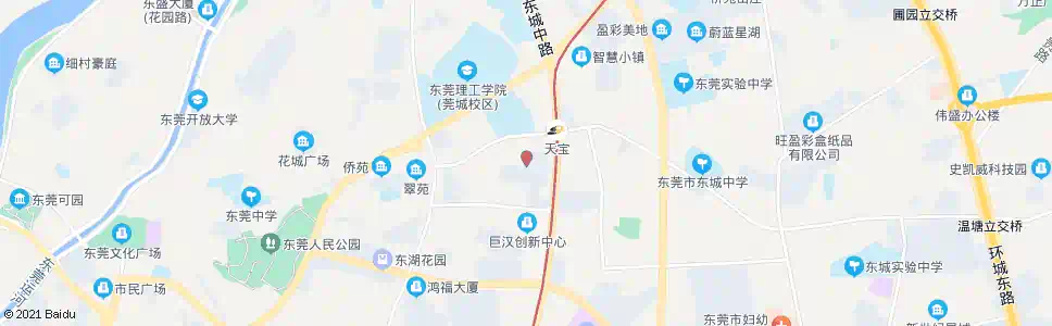 东莞天宝路_公交站地图_东莞公交_妙搜公交查询2025