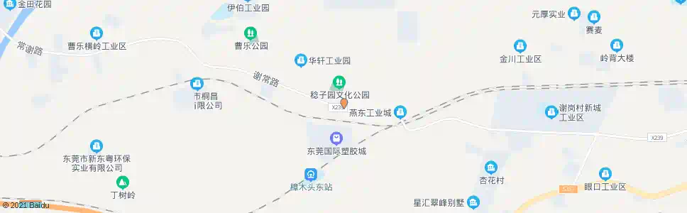 东莞稔子园路口_公交站地图_东莞公交_妙搜公交查询2025