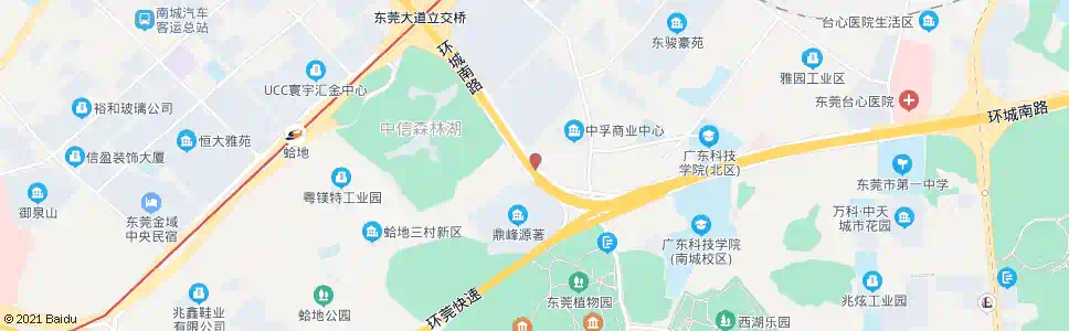 东莞绿色路口_公交站地图_东莞公交_妙搜公交查询2025