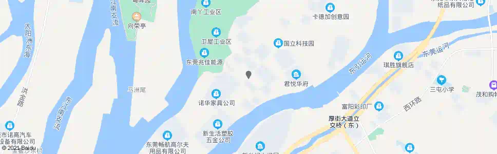 东莞园区1站_公交站地图_东莞公交_妙搜公交查询2025