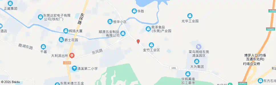 东莞九乡市场_公交站地图_东莞公交_妙搜公交查询2025