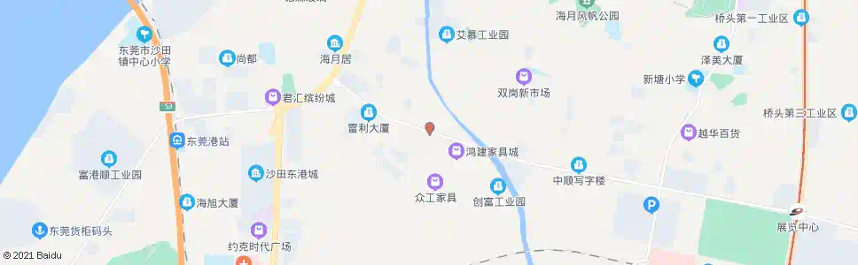 东莞双岗居委会_公交站地图_东莞公交_妙搜公交查询2025