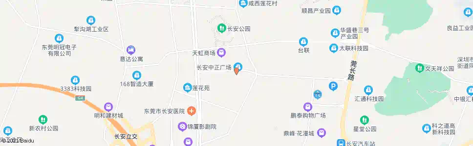 东莞百汇中心_公交站地图_东莞公交_妙搜公交查询2025
