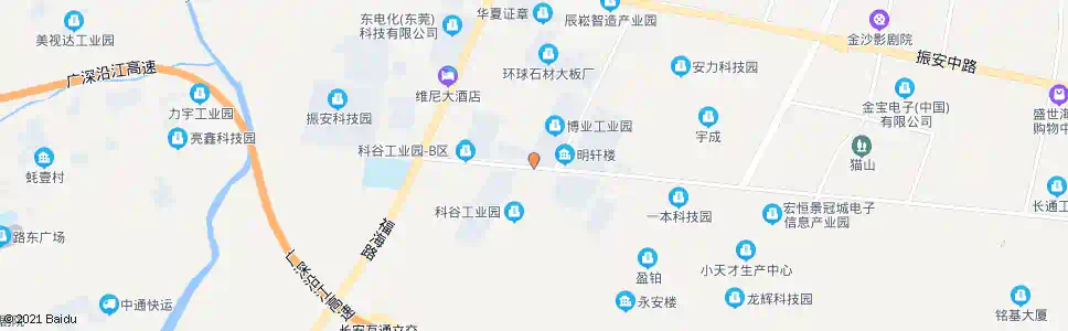 东莞博业工业园_公交站地图_东莞公交_妙搜公交查询2025