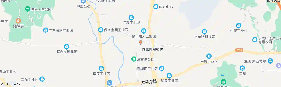 东莞油干埔体育馆_公交站地图_东莞公交_妙搜公交查询2025