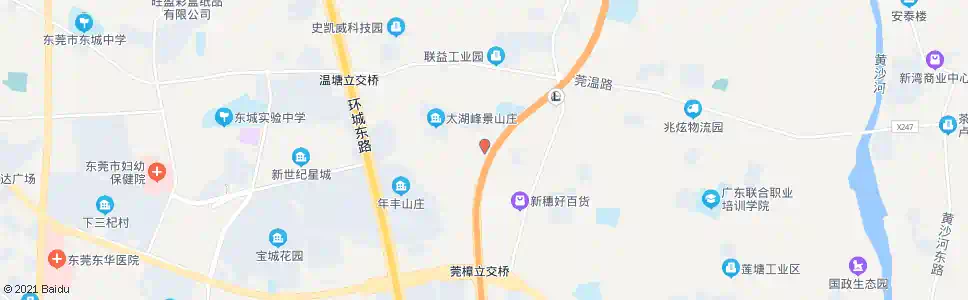 东莞皂三综合市场_公交站地图_东莞公交_妙搜公交查询2025