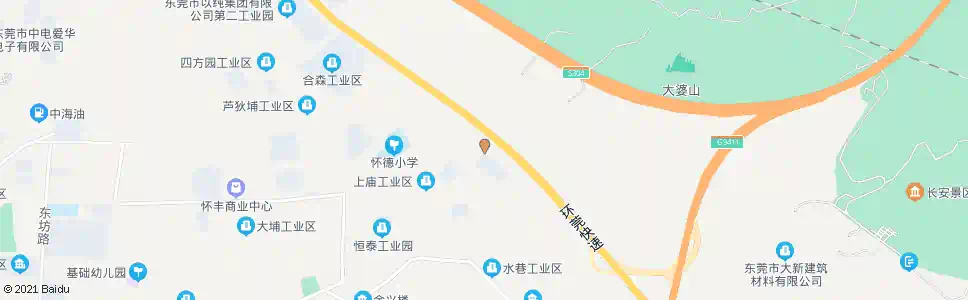 东莞上庙_公交站地图_东莞公交_妙搜公交查询2025