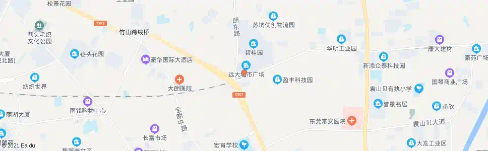 东莞大朗_公交站地图_东莞公交_妙搜公交查询2025