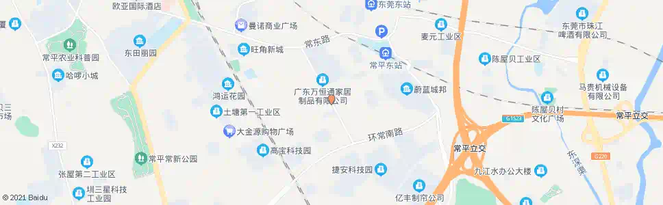 东莞念辉家饰厂_公交站地图_东莞公交_妙搜公交查询2025