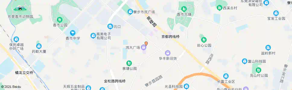 东莞红荔路口_公交站地图_东莞公交_妙搜公交查询2025