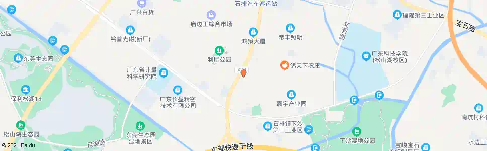 东莞下沙工业区_公交站地图_东莞公交_妙搜公交查询2025