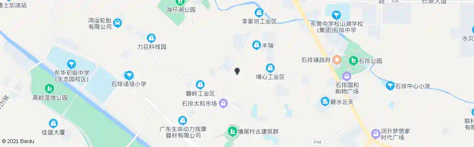 东莞李家坊村_公交站地图_东莞公交_妙搜公交查询2025