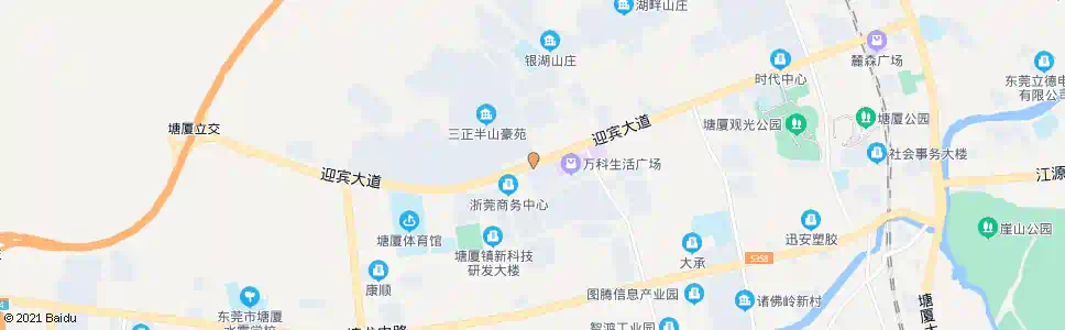 东莞三正豪苑_公交站地图_东莞公交_妙搜公交查询2025