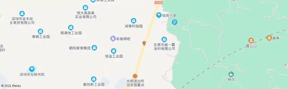 东莞星光路口_公交站地图_东莞公交_妙搜公交查询2025